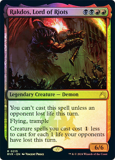 Rakdos, Lord of Riots Foil