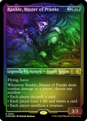 Rankle, Master of Pranks Etched Foil