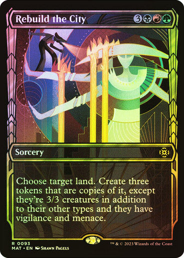 Rebuild the City Showcase Foil