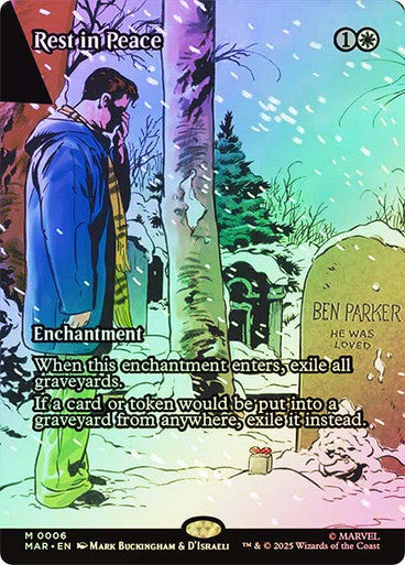 Rest in Peace Borderless Foil