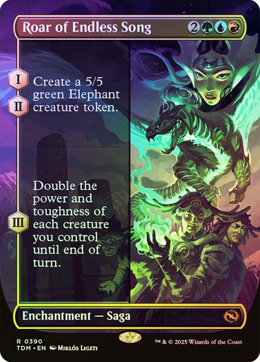 Roar of Endless Song Borderless Foil