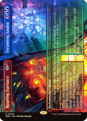 Roaring Furnace // Steaming Sauna Borderless Foil