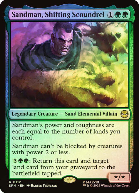 Sandman, Shifting Scoundrel Foil