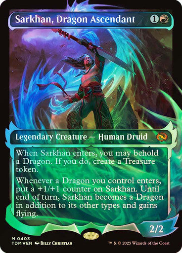 Sarkhan, Dragon Ascendant Showcase Foil