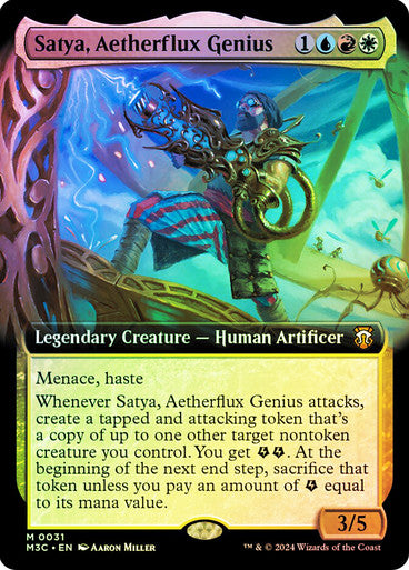 Satya, Aetherflux Genius Extended Art Foil