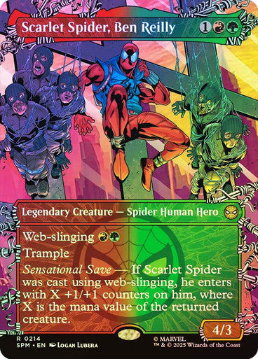 Scarlet Spider, Ben Reilly Borderless Foil