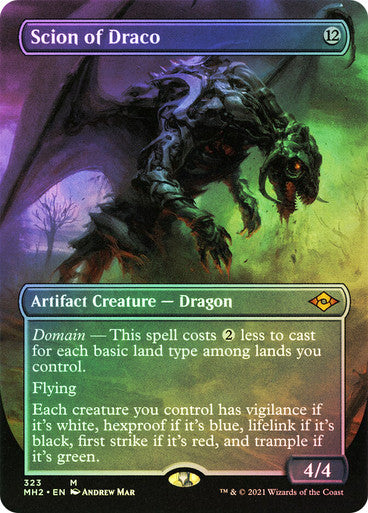 Scion of Draco Borderless Foil