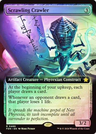 Scrawling Crawler Extended Art Foil
