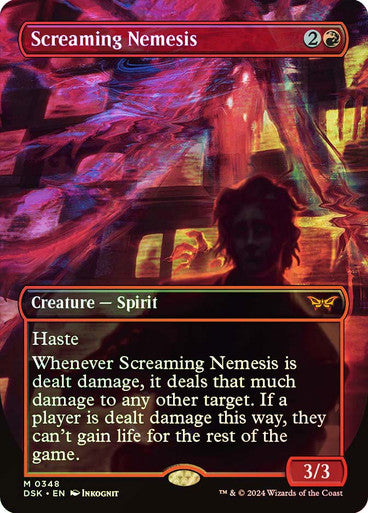 Screaming Nemesis Borderless Foil