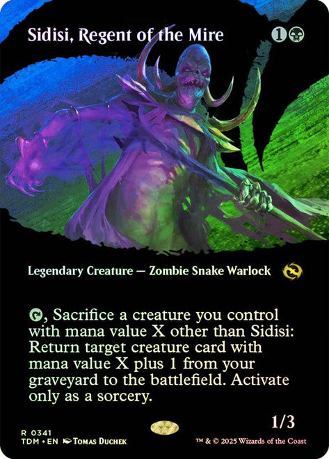 Sidisi, Regent of the Mire Borderless Foil