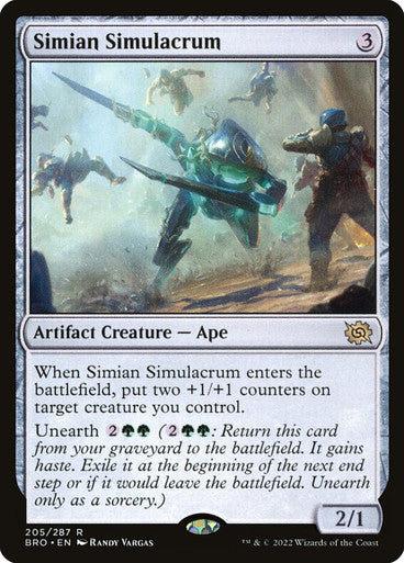 Simian Simulacrum Foil