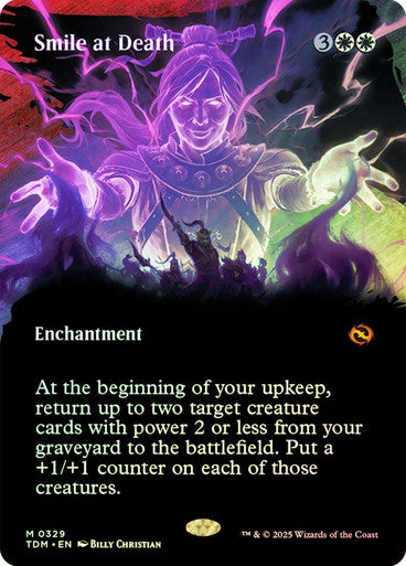 Smile at Death Borderless Foil