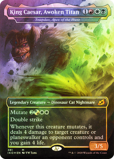 Snapdax, Apex of the Hunt Borderless Foil Godzilla Series