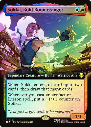 Sokka, Bold Boomeranger Extended Art Foil
