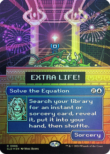 Solve the Equation Secret Lair Foil