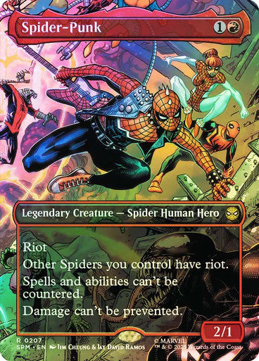 Spider-Punk Borderless Foil