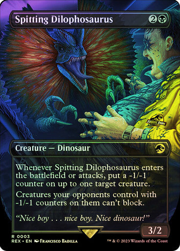 Spitting Dilophosaurus Foil