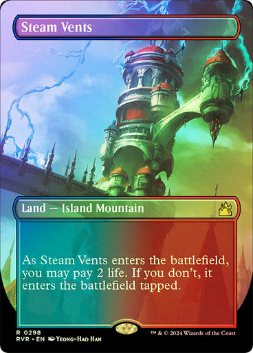 Steam Vents Borderless Foil