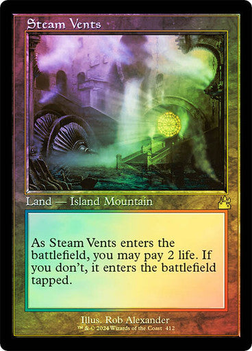 Steam Vents Retro Frame Foil