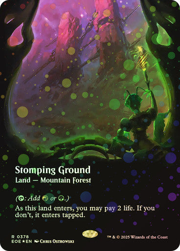 Stomping Ground Full Art Galaxy Celestial Foil