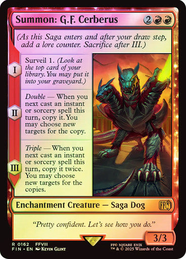 Summon: G.F. Cerberus Foil