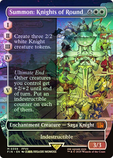 Summon: Knights of Round Borderless Foil