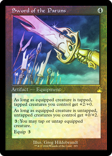 Sword of the Paruns Retro Frame Foil