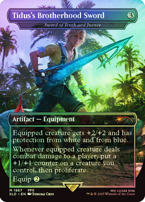 Sword of Truth and Justice Secret Lair Foil