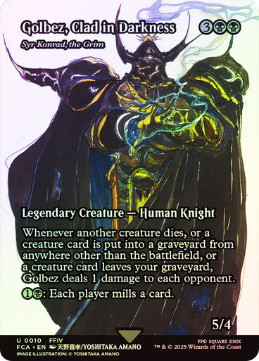 Syr Konrad, the Grim Borderless Foil