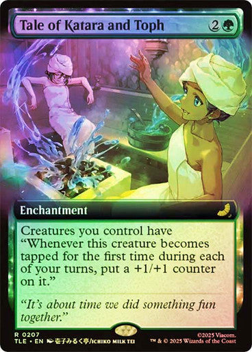 Tale of Katara and Toph Extended Art Foil