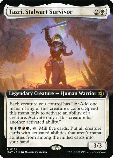 Tazri, Stalwart Survivor Extended Art