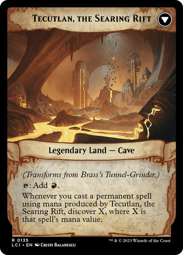Brass's Tunnel-Grinder // Tecutlan, the Searing Rift Foil