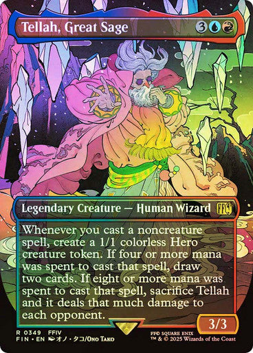 Tellah, Great Sage Borderless Foil