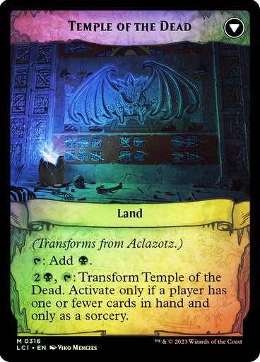 Aclazotz, Deepest Betrayal // Temple of the Dead Showcase Foil