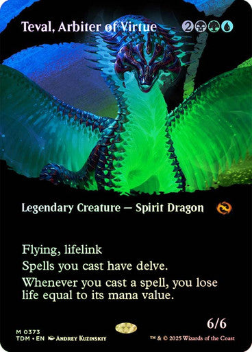 Teval, Arbiter of Virtue Borderless Foil