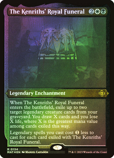 The Kenriths' Royal Funeral Etched Foil