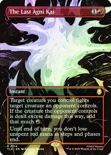 The Last Agni Kai Borderless Scene Foil