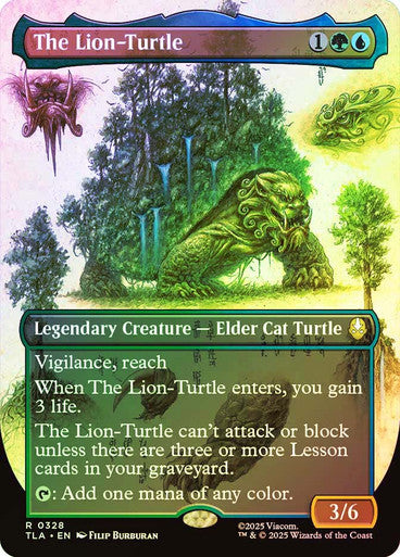 The Lion-Turtle Borderless Field Notes Foil