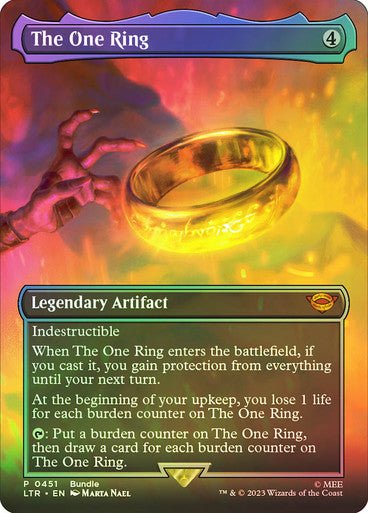 The One Ring Borderless Foil (Bundle)