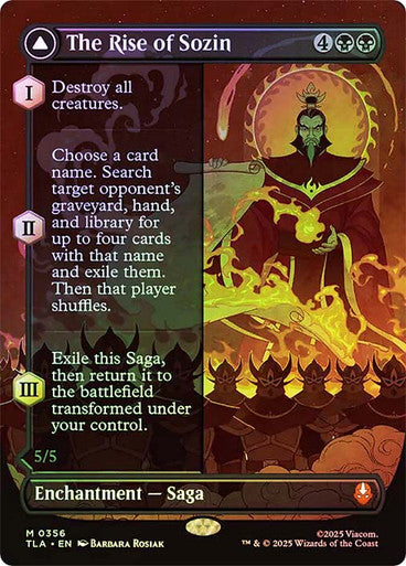 The Rise of Sozin // Fire Lord Sozin Borderless Foil