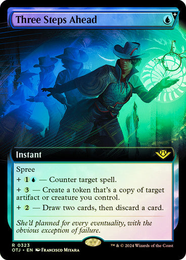 Three Steps Ahead Extended art Foil