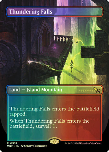 Thundering Falls Borderless Foil