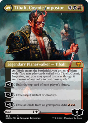 Valki, God of Lies // Tibalt, Cosmic Impostor Borderless