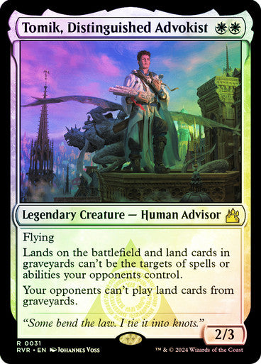 Tomik, Distinguished Advokist Foil