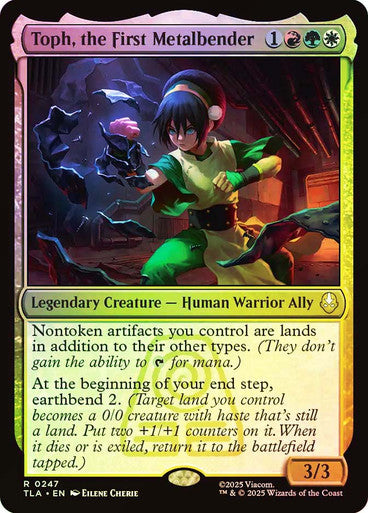 Toph, the First Metalbender Foil