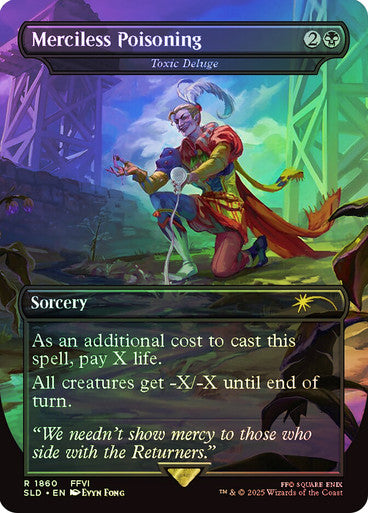 Toxic Deluge Secret Lair Borderless Foil (Merciless Poisoning)