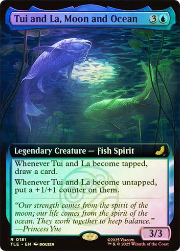 Tui and La, Moon and Ocean Extended Art Foil