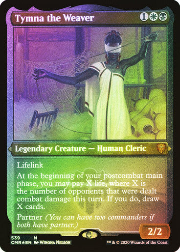 Tymna the Weaver Etched Foil