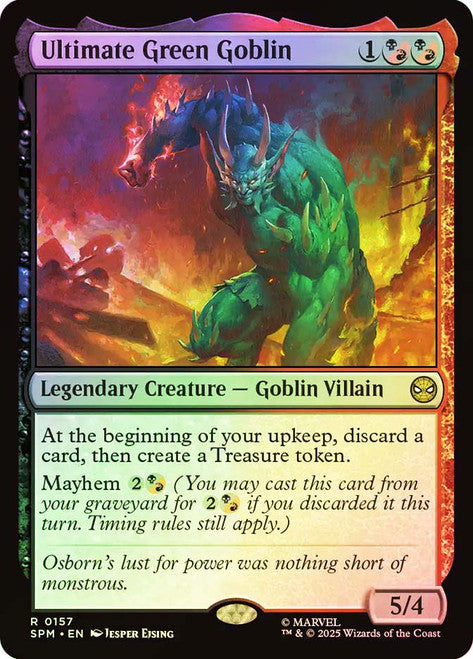 Ultimate Green Goblin Foil