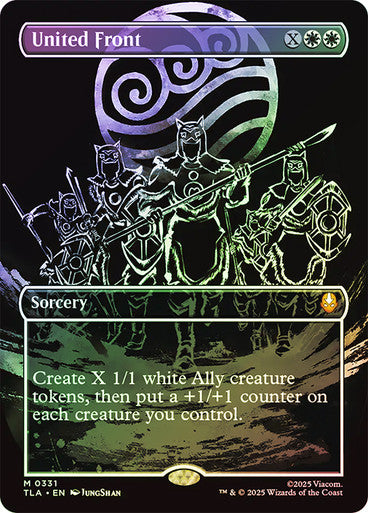 United Front Borderless Battle Pose Foil